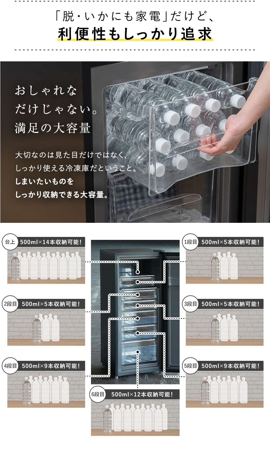 「脱・いかにも家電」だけど、利便性もしっかり追及 おしゃれだけじゃない満足の大容量