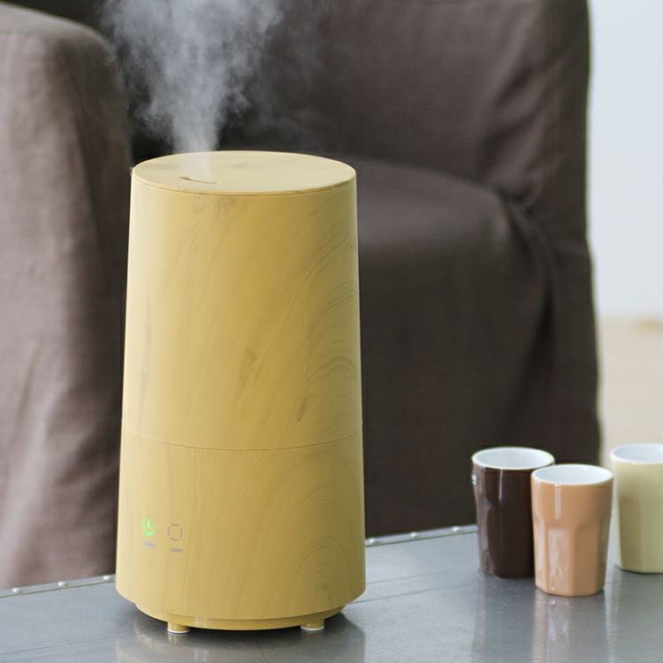 BBH-61W PRISMATE(プリズメイト) アロマ超音波式加湿器 Tall -wood-