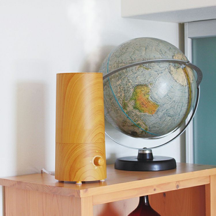 BBH-71W PRISMATE(プリズメイト) アロマ超音波式加湿器 -wood-