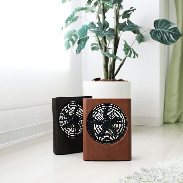 PR-F001W PRISMATE(プリズメイト) BOXサーキュレーター -wood-5インチ -wood-