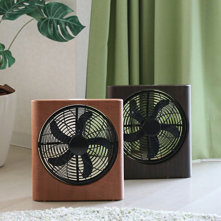 PR-F002W PRISMATE(プリズメイト) BOXサーキュレーター 10インチ -wood-