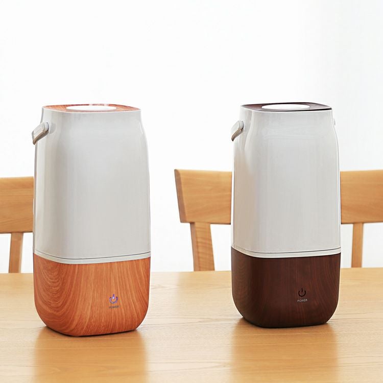 PR-HF005W PRISMATE(プリズメイト) きれいなミストで加湿する アロマ超音波式加湿器 -wood-