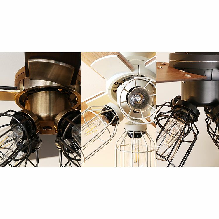 保証5年】JAVALO ELF シーリングファンライト JE-CF003 | LED付きで