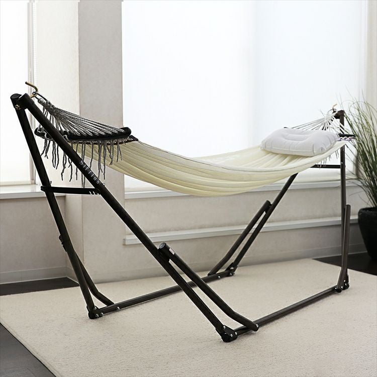 シフラスの自立式ハンモック・折りたたみ対応｜アウトドアや室内に最適