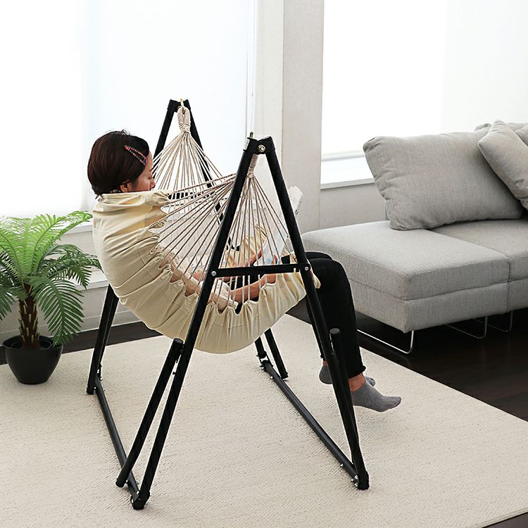大人気 組立簡単 シフラス 2WAY 自立式ポータブルハンモック 室内