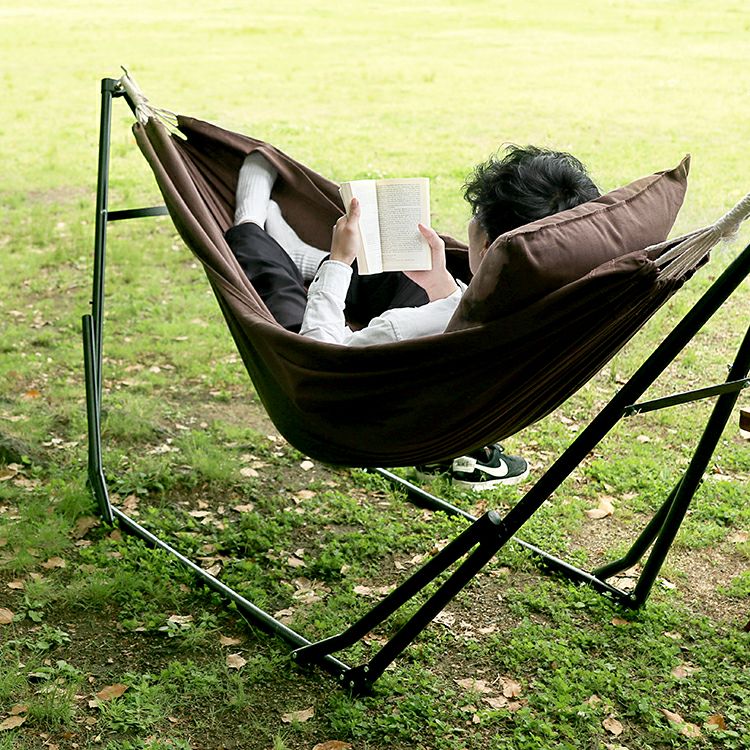 組み立て簡単 3WAY自立式ポータブルハンモック SFF-38