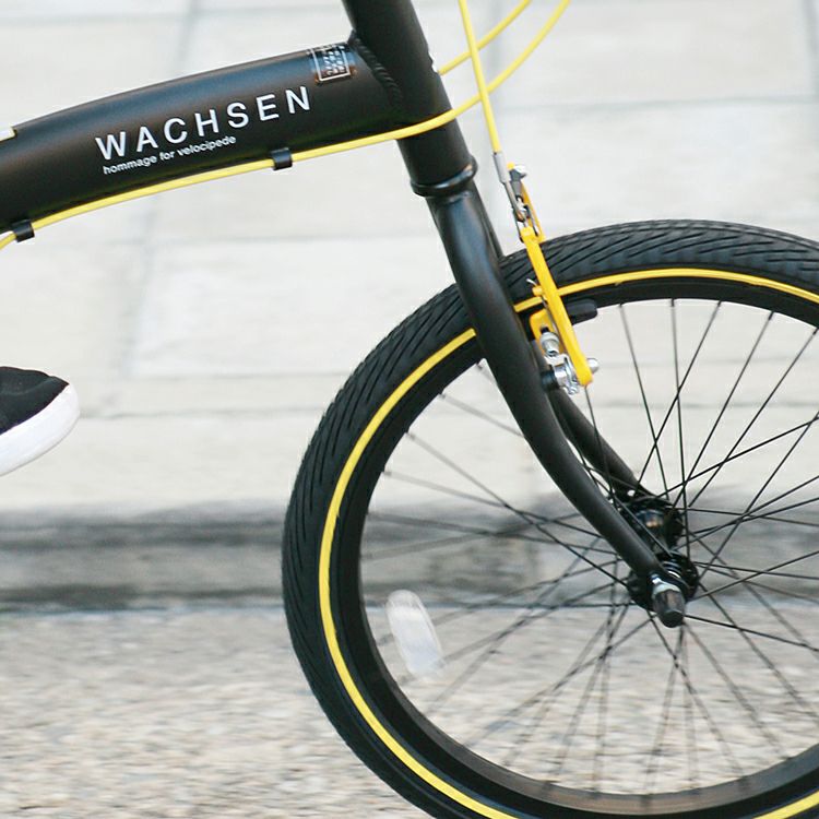 BA-100 WACHSEN(ヴァクセン) 20インチアルミ折りたたみ 自転車6段変速