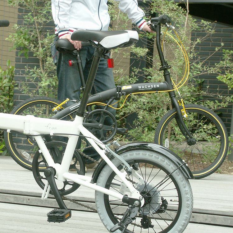 BA-160 WACHSEN(ヴァクセン) 16インチアルミ折りたたみ自転車 7段変速 fran