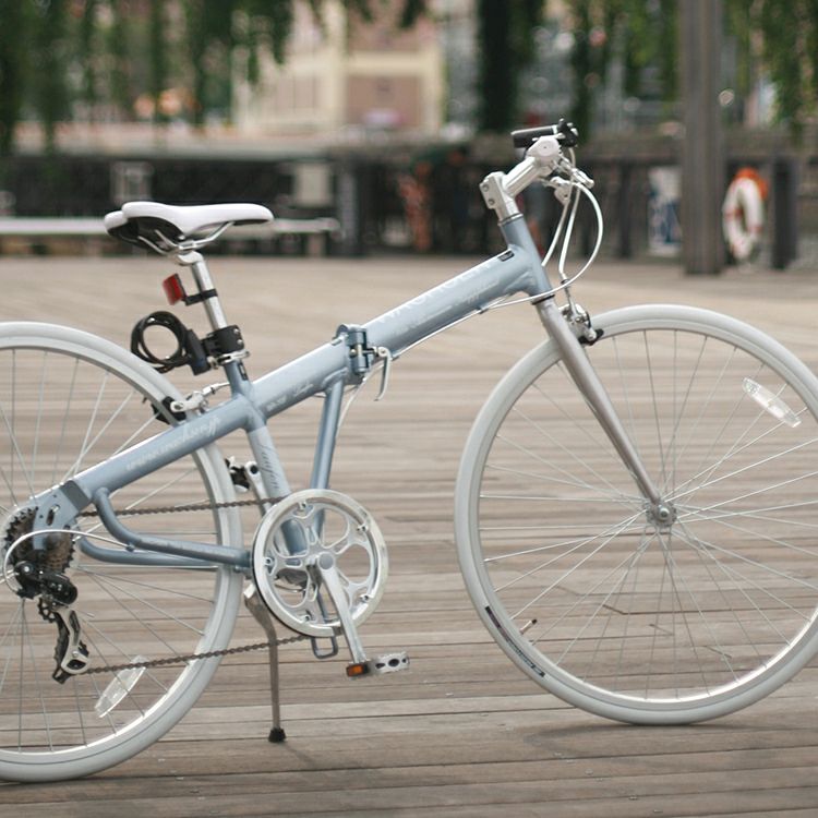 BR-70F WACHSEN(ヴァクセン) 700C アルミ 折りたたみ クロスバイク 6段