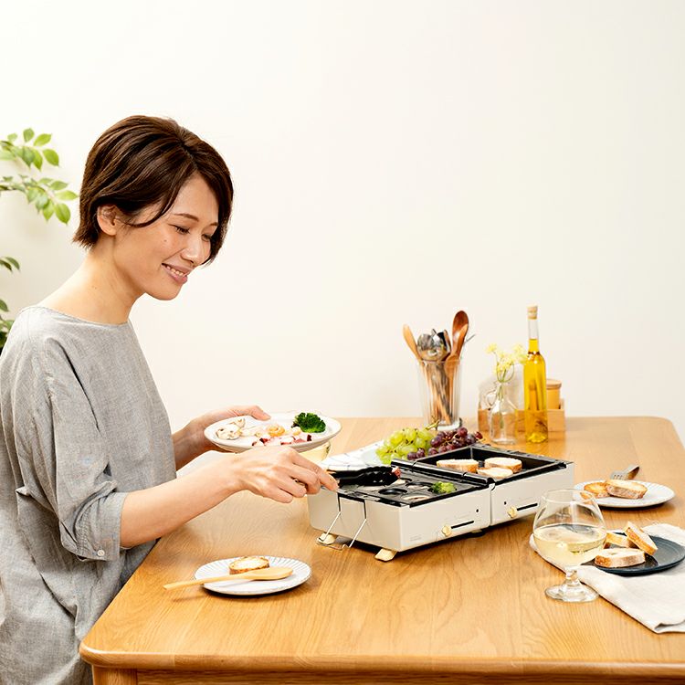 TVで紹介されたグリルホットサンドメーカー PR-SK033 3種のプレート