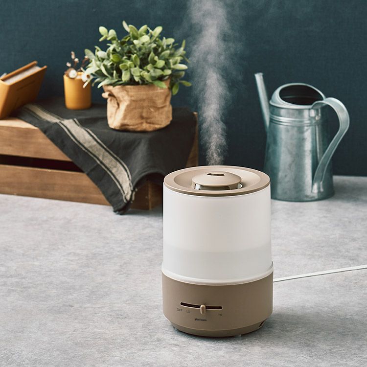 4RH74 plus more 倒れてもこぼれにくいスチーム式加湿器 PBAHF
