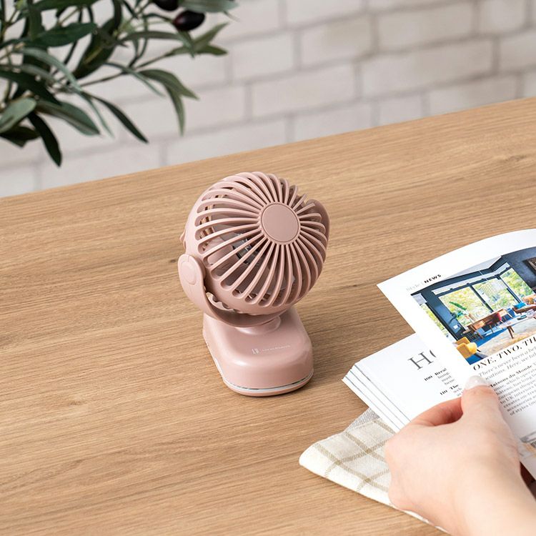 ミニクリップファン｜360°送風×スタンド兼用｜ライフオンプロダクツ